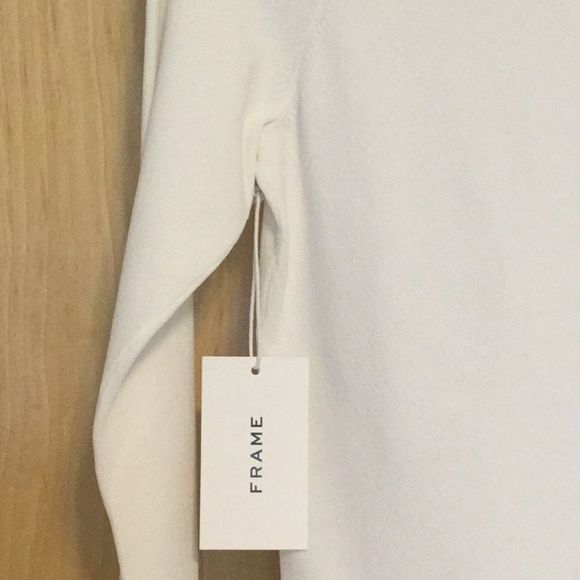 Frame Denim Scoop Cutout Long Sleeve Tee - Picture 6 of 8